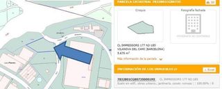 Terreno en venta en Vilanova del Camí