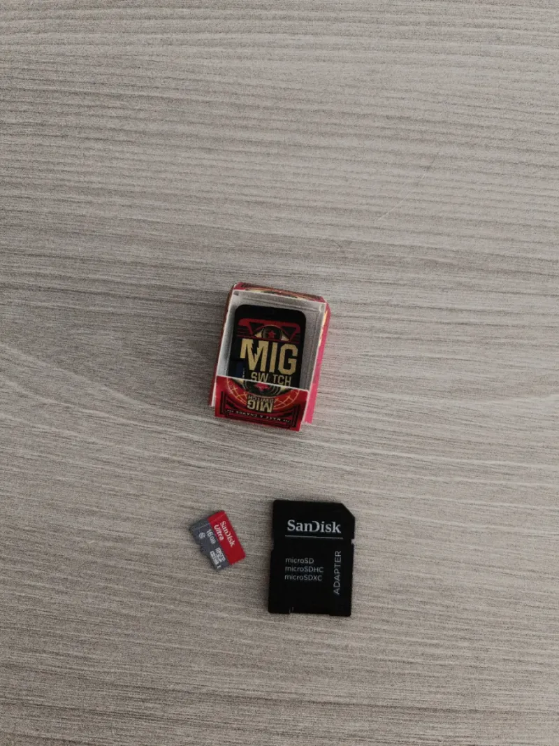 Tarjeta m i g Switch  con Micro SD SanDisk 16GB afbeelding 3