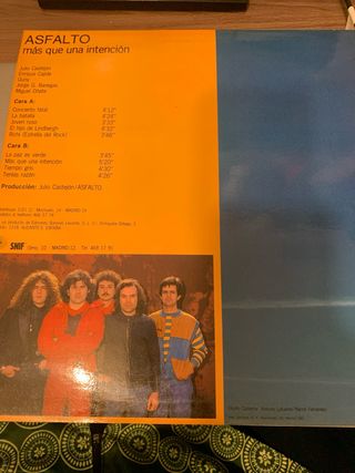 Vinilo AS-FALTO Más Que Una Intención