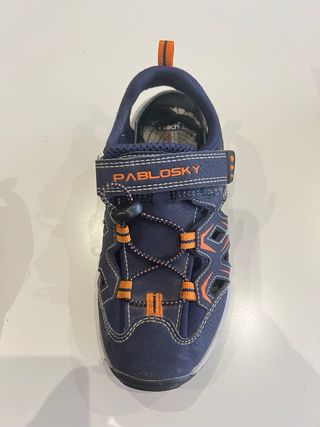 Sandalias Pablosky Niños Azul Naranja talla 35