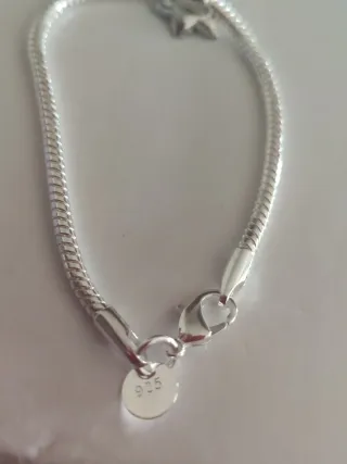 Pulsera Plata Charm Demogorgon Stranger Things