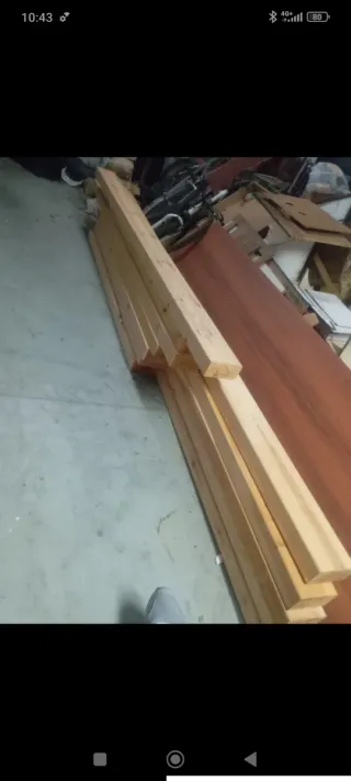 Vigas de madera robustas