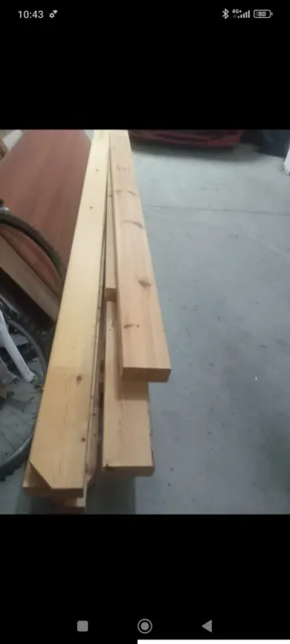 Vigas de madera robustas