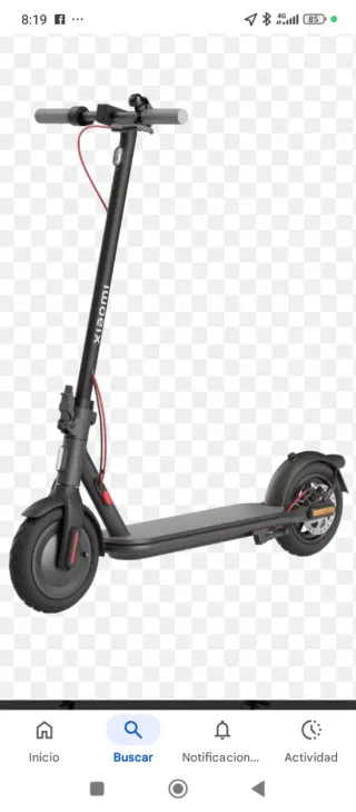 Patinete Eléctrico Xiaomi Negro