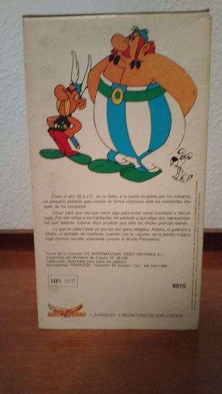 Lote 3 VHS Astérix y Obélix (Español)