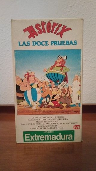 Lote 3 VHS Astérix y Obélix (Español)