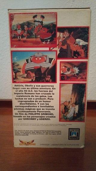 Lote 3 VHS Astérix y Obélix (Español)
