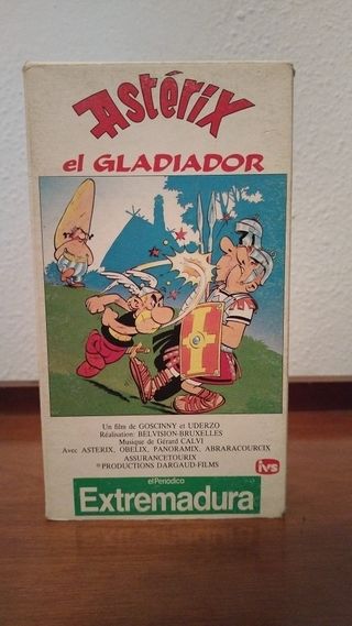 Lote 3 VHS Astérix y Obélix (Español)