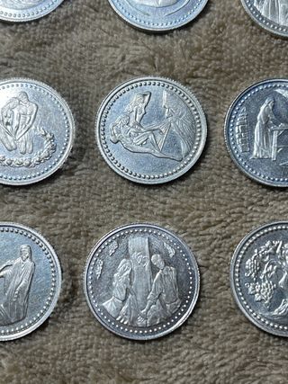 Colección 12 Monedas Plata 925