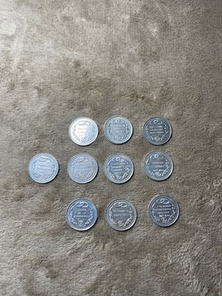 Colección 12 Monedas Plata 925