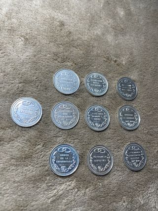 Colección 12 Monedas Plata 925