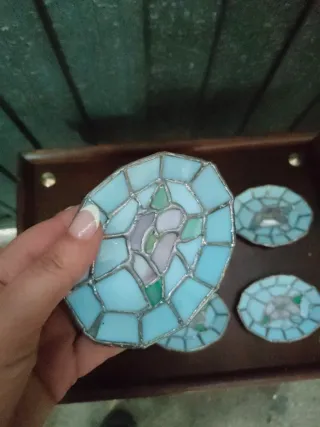 Lote cristal emplomado vintage