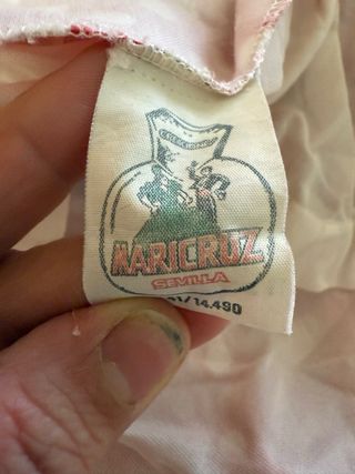 Traje Flamenco Infantil Rojo Lunares