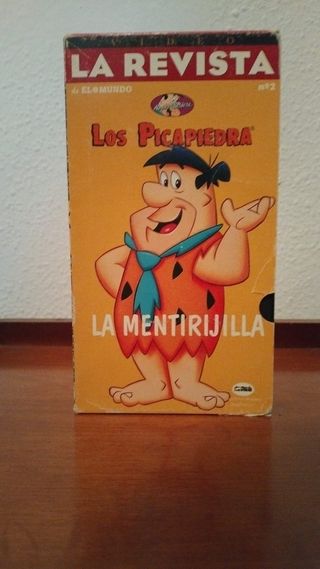 2 VHS Los Picapiedra: La Revista