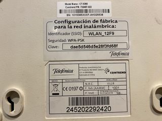 Router ADSL Telefónica Comtrend CT-5365