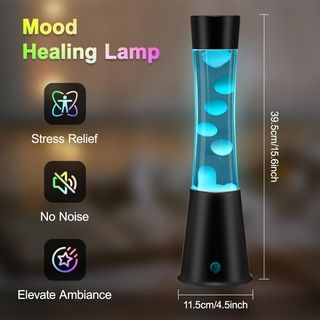 Lámpara Lava LED RGB con Mando