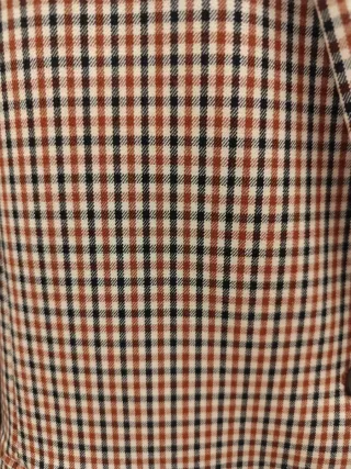 Blazer Zara cuadros marrón y multicolor