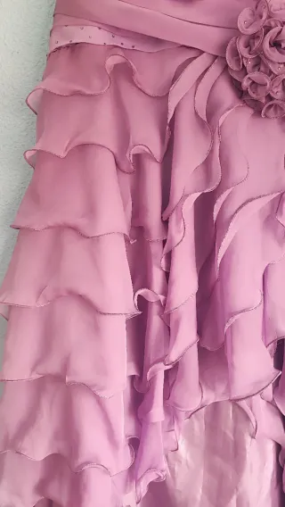 Vestido fiesta largo palabra de honor nuevo.