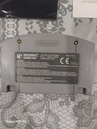 Zelda Ocarina of Time N64 Cartucho + Manuales