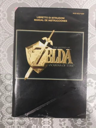 Zelda Ocarina of Time N64 Cartucho + Manuales