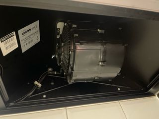 Campana extractora negra