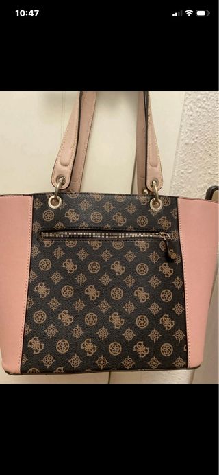 Bolso Guess Marrón y Rosa