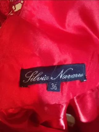 Vestido fiesta Silvia Navarro Talla 36