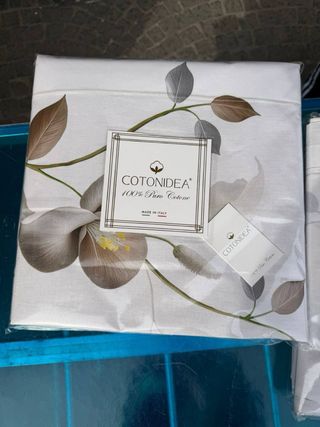 Completo letto matrimoniale 100% cotone