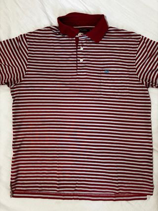 Polo Pedro del Hierro Rayas Rojo/Blanco Talla M