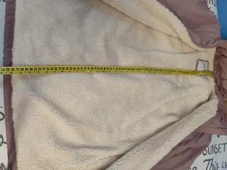 Chaqueta impermeable niña pelo