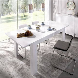 Mesa Comedor Extensible Dine 2 Posiciones. Blanco