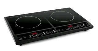 Piastra Induzione Doppio Fornello 2 Fuochi 2000w