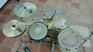 Batería PDP CX Series 5 piezas +dobles pedales +..