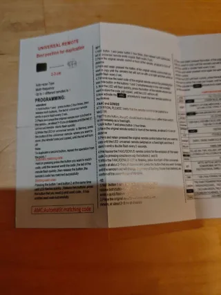 7 mandos para garaje /6 multifrecuencia + 1 de 433