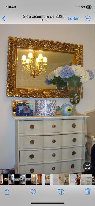 Cómoda antigua dormitorio