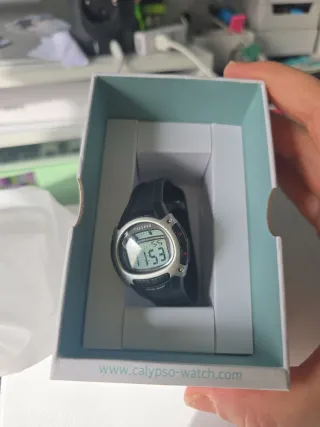 Reloj Calypso Digital Niño Plata Negro