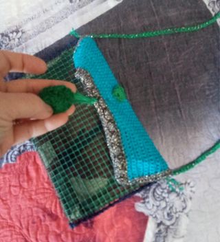 Borsetta donna vintage handmade unica