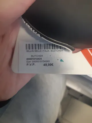 Sillín Selle Italia Butcher Negro