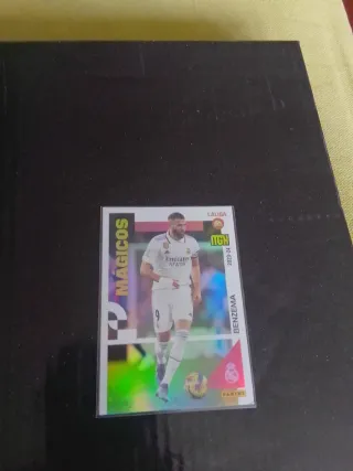 Lote 3 cromos fútbol: Benzema, Marcelo, Piqué