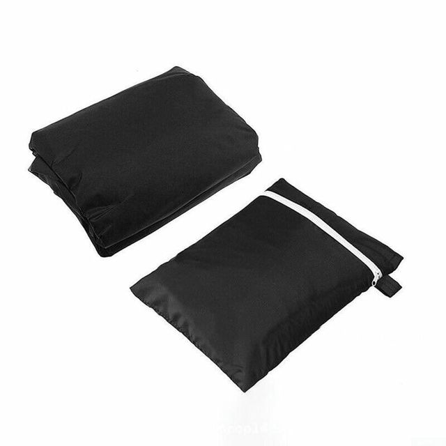 Funda impermeable banco exterior negro 2 plazas