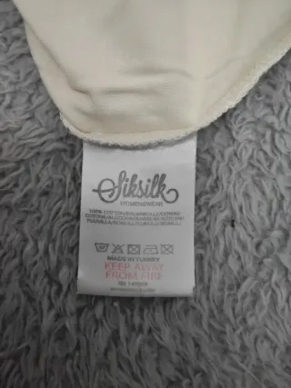 Camiseta SikSilk Deportiva Beige Talla L
