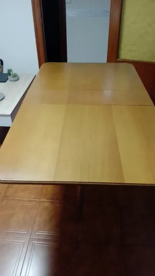 Mesa comedor plegable madera
