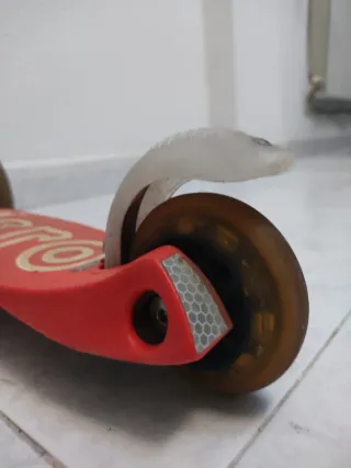 Patinete infantil Micro 3 ruedas rojo