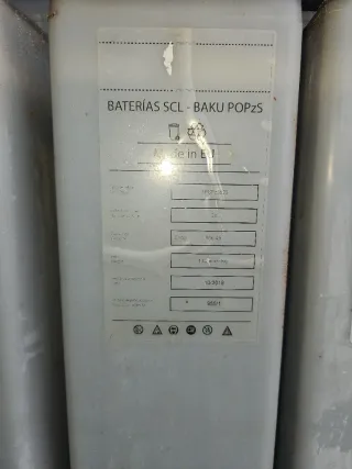 Baterías estacionarias 2V placas solares