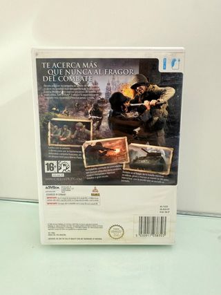 Videojuego Wii Call of duty 3