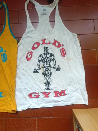 Lote 2 Camisetas Gold's Gym Talla s de chico da ta
