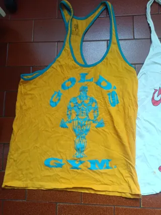 Lote 2 Camisetas Gold's Gym Talla s de chico da ta