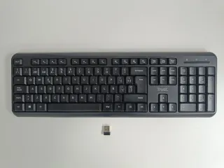 Teclado Inalámbrico Trust Negro Nuevo