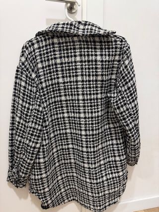 Chaqueta Stradivarius cuadros