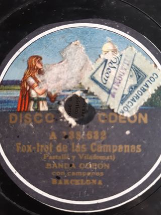 Lote 15 discos vinilo antiguos Gramófono